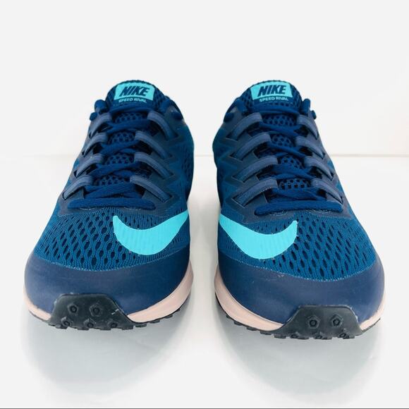 Men Nike Speed Rival Zoom Racing Running Shoes Size 7.5/40.5 Blue Distance Track main image 7
